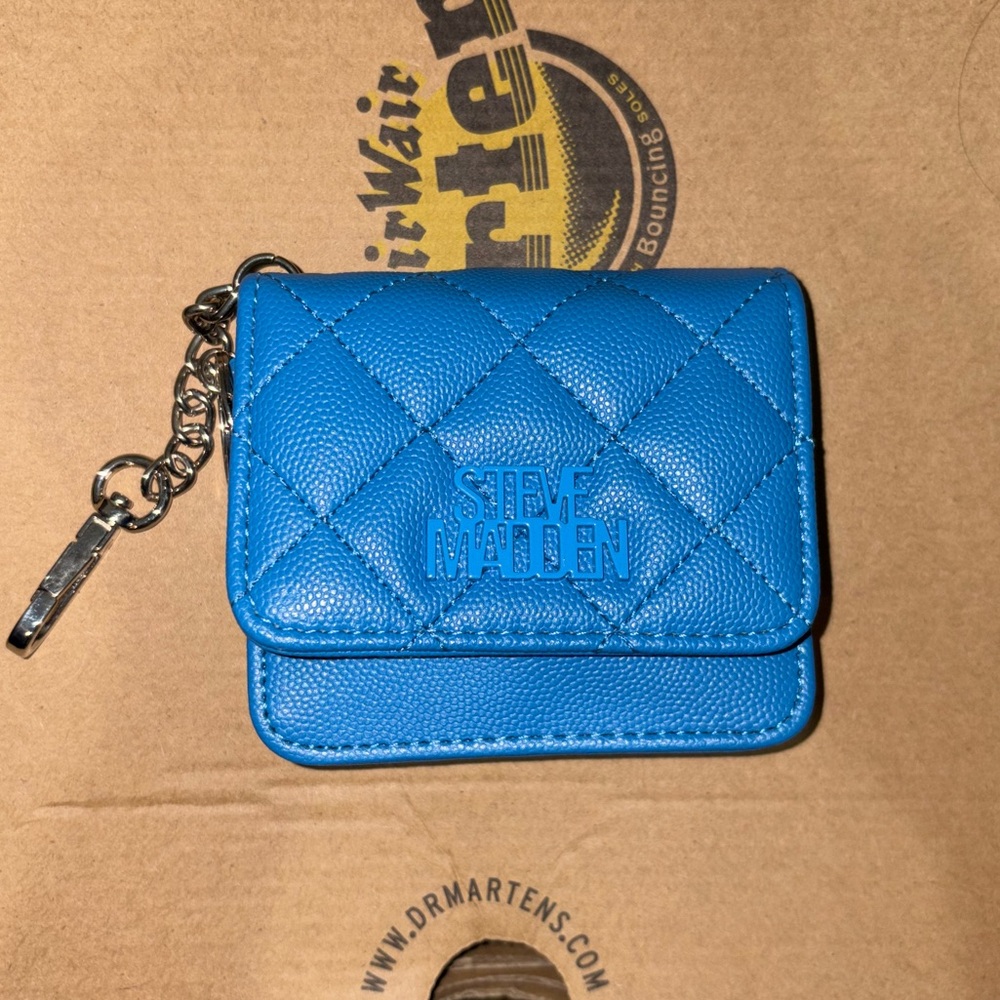 Steve Madden Vibrant Blue Quilted Wallet